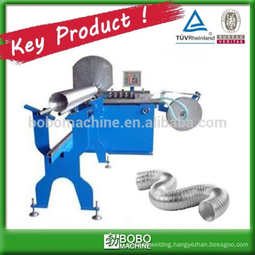 Flexible aluminium duct machine